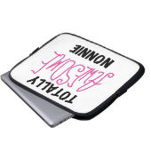 Phantastische Nonnie Pink Tshirts und Geschenke Laptopschutzhülle (Vorne Knopf)