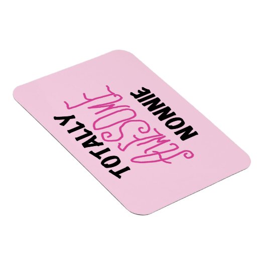 Phantastische Nonnie Pink Tshirts und Geschenke Magnet (Rechte Seite)