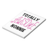 Phantastische Nonnie Pink Tshirts und Geschenke Notizblock (Rotiert)