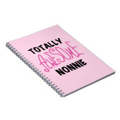 Phantastische Nonnie Pink Tshirts und Geschenke Notizblock (Rechte Seite)