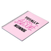 Phantastische Nonnie Pink Tshirts und Geschenke Notizblock (Linke Seite)