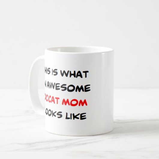 phantastische Ocikatmutter Kaffeetasse (Vorderseite Links)