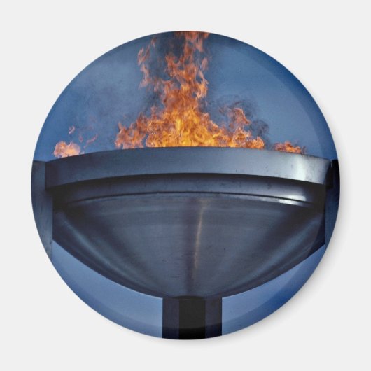 Phantastische olympische Flamme Magnet (Vorne)