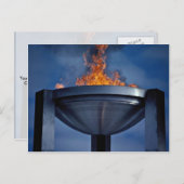 Phantastische olympische Flamme Postkarte (Vorne/Hinten)