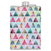 Phantastische Orion-Nebel-Dreiecke Flachmann (Rückseite)