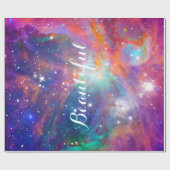 Phantastische Orion Nebula strahlende Sterne "Schö Geschenkpapier (Flach)