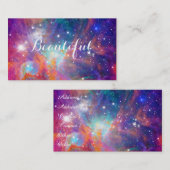 Phantastische Orion Nebula strahlende Sterne "Schö Visitenkarte (Vorne/Hinten)