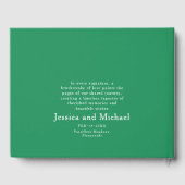 💍 Phantastische Passiflora Gästebuch (Rückseite)