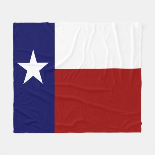 Phantastische Patriotic Texas Flag Fleecedecke (Vorderseite (Horizontal))