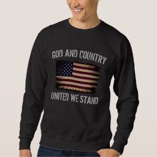Phantastische patriotische amerikanische Flaggengo Sweatshirt