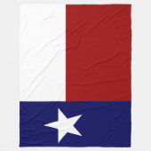 Phantastische patriotische, lebendige Texas-Flagge Fleecedecke (Vorderseite)