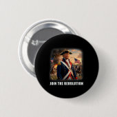 Phantastische Patriotische Revolution 2024 Präside Button (Vorne & Hinten)
