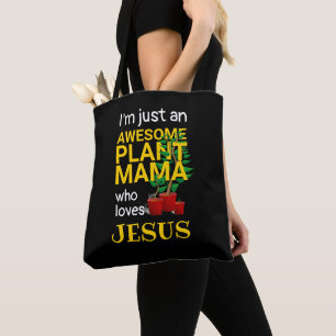 PHANTASTISCHE PFLANZE MAMA LIEBEN JESUS TASCHE