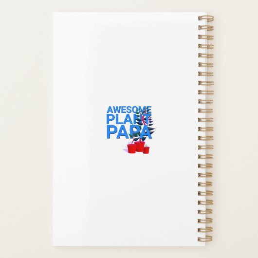 Phantastische Pflanze Papa Planer (Rückseite)