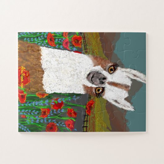 Phantastische Poppies und Mama Llama Puzzle (Horizontal)