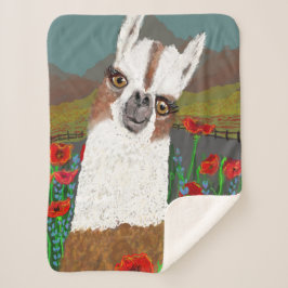 Phantastische Poppies und Mama Llama Sherpadecke