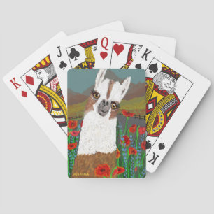 Phantastische Poppies und Mama Llama Spielkarten