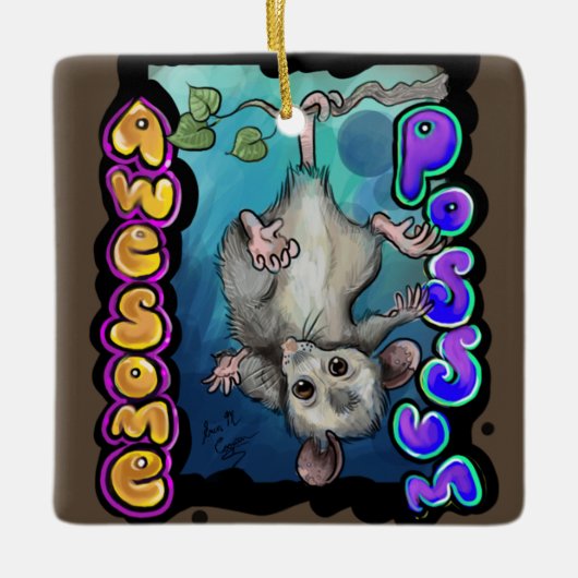 Phantastische Possum! Keramikornament (Vorderseite)