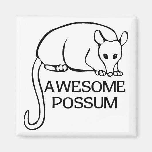 Phantastische Possum Magnet (Vorne)