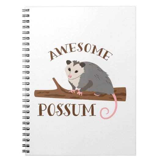 Phantastische Possum Notizblock (Vorderseite)