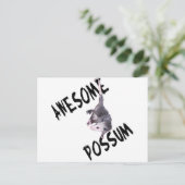 Phantastische Possum Opossum Postkarte (Stehend Vorderseite)
