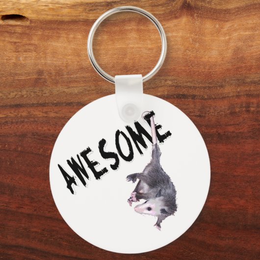 Phantastische Possum Opossum Schlüsselanhänger (Vorderseite)
