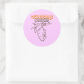 Phantastische Possum Runder Aufkleber (Tasche)