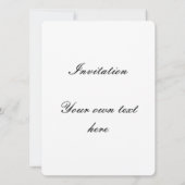 Phantastische Quallen in einer Fantasie unter Wass Einladung (Rückseite)