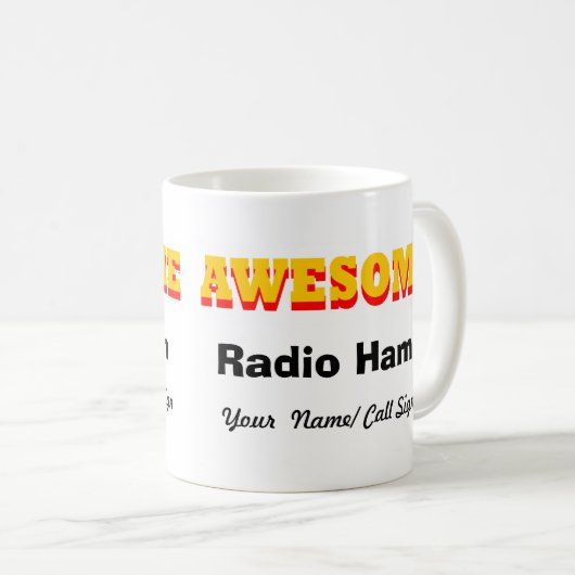Phantastische Radiohams Kaffeetasse (VorderseiteRechts)