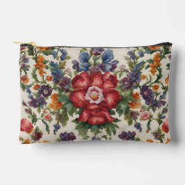 Phantastische, raffinierte rote Blume und empfindl Zubehörtasche