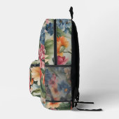Phantastische, raffinierte und farbenfrohe Sommer- Bedruckter Rucksack (Rechts)