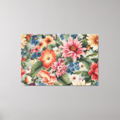 Phantastische, raffinierte und farbenfrohe Sommer- Leinwanddruck (Vorderseite)