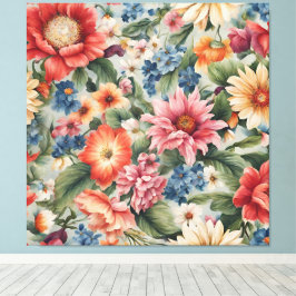 Phantastische, raffinierte und farbenfrohe Sommer- Leinwanddruck