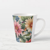 Phantastische, raffinierte und farbenfrohe Sommer- Milchtasse (Rechts)