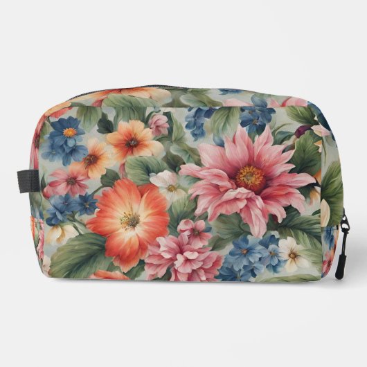 Phantastische, raffinierte und farbenfrohe Sommer- Waschbeutel (Vorderseite)