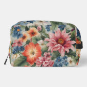 Phantastische, raffinierte und farbenfrohe Sommer- Waschbeutel (Rückseite)