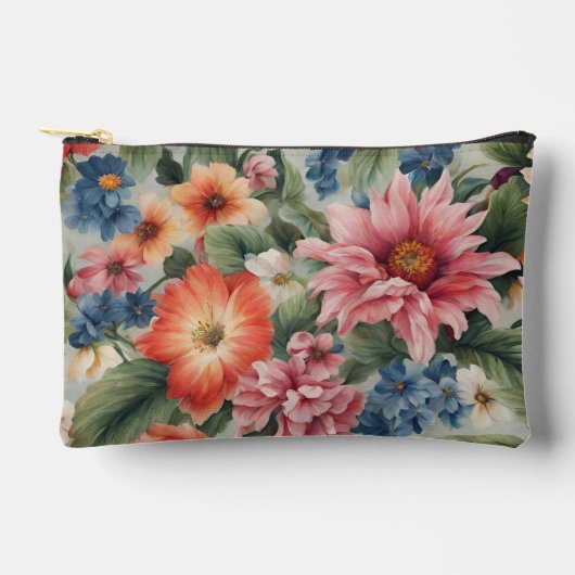 Phantastische, raffinierte und farbenfrohe Sommer- Zubehörtasche (Vorderseite)