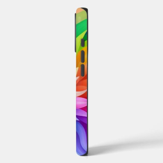 Phantastische Rainbow-Blume Case-Mate iPhone Hülle (Rückseite / Links)