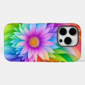 Phantastische Rainbow-Blume Case-Mate iPhone Hülle (Rückseite (Horizontal))
