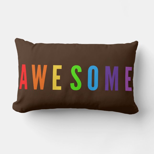 PHANTASTISCHE RAINBOW FARBEN POSTIVE FAPPY TEXT BR LENDENKISSEN (Vorderseite)