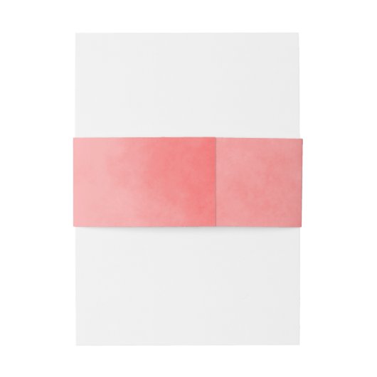 Phantastische rosa Hochzeit mit Blumenbräune und - Einladungsbanderole (Rückseitenbeispiel)