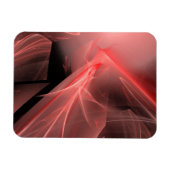 Phantastische rote Wirbel Magnet (Horizontal)