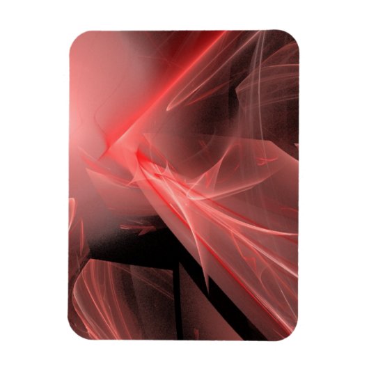 Phantastische rote Wirbel Magnet (Vertikal)