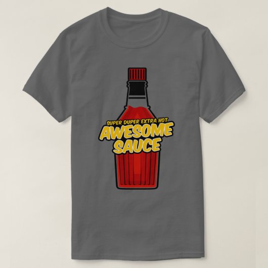 Phantastische Sauce Flasche T-Shirt (Design vorne)