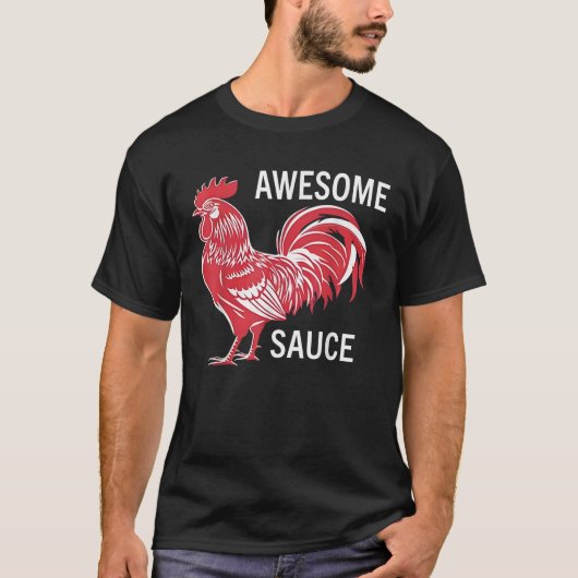 Phantastische Sauce mit Roosterfoto T-Shirt (Vorderseite)