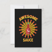 Phantastische Sauce Valentine Note Card Einladung (Vorderseite)