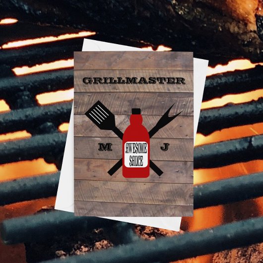 Phantastische Sauce Vatertagskarte Karte