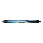 Phantastische Schildkröte mit Feen und Vögeln Kugelschreiber (Rückseite)