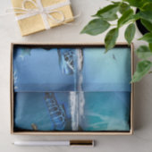 Phantastische Schildkröte mit Feen und Vögeln Seidenpapier (Geschenk)