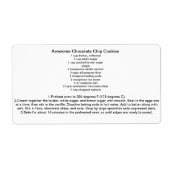 Phantastische Schokolade Chip Cookie REcipe (Vorne)